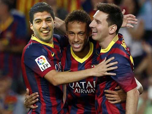 Bộ ba Messi–Suarez–Neymar “bách chiến thần thánh” - 1