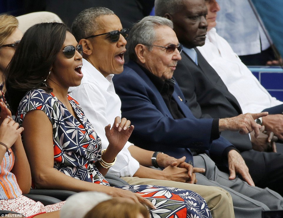 Khủng bố ở Bỉ, Obama điềm nhiên xem bóng chày ở Cuba - 1