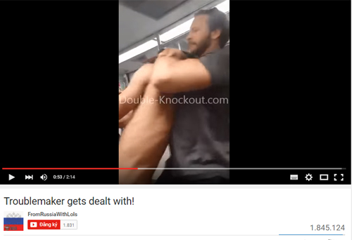 Lực sĩ thể hình siết cổ hạ kẻ làm loạn đáng ghét - 2