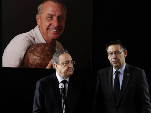 Chủ tịch Real đích thân đến Nou Camp “viếng” Cruyff - 1