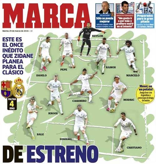 Real: Zidane đã chốt đội hình cho El Clasico - 1
