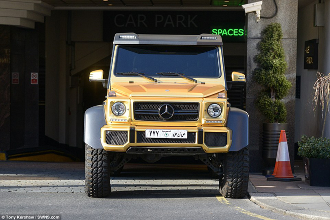chiếc Mercedes G63 trị giá 370.000 bảng Anh