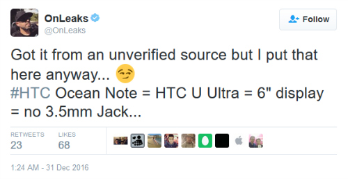HTC sắp cho ra mắt phablet U Ultra cỡ 6 inch - 1