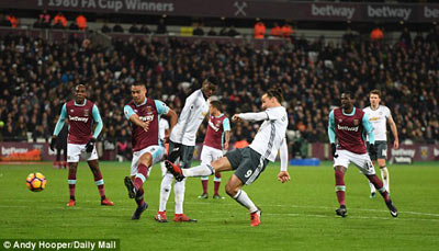 Chi tiết West Ham - MU: Không hay nhưng may (KT) - 12