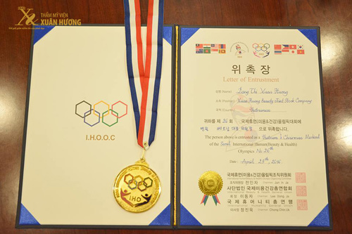 TMV Xuân Hương vinh dự nhận bằng khen từ Hiệp hội Thẩm mỹ IHO Hàn Quốc - 1