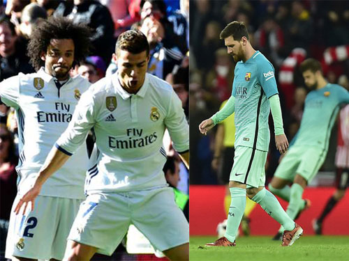 Phong độ đối lập: Real Madrid “chăm”, Barca “lười” - 1