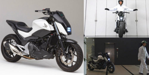 Lộ diện công nghệ tự cân xe máy của Honda - 1