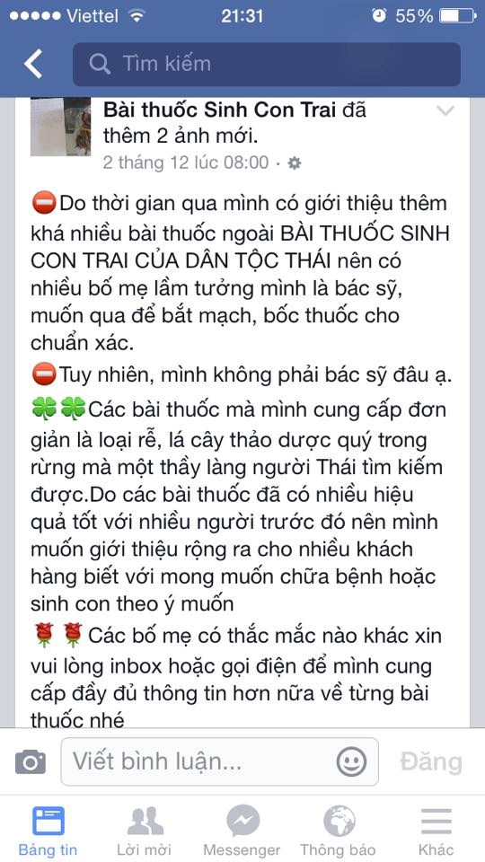 Bác sĩ lo ngại về bài thuốc đẻ con trai của người dân tộc Thái - 1