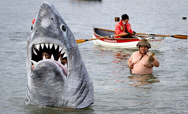 Wow, "cá mập" này thì ai sợ chứ.