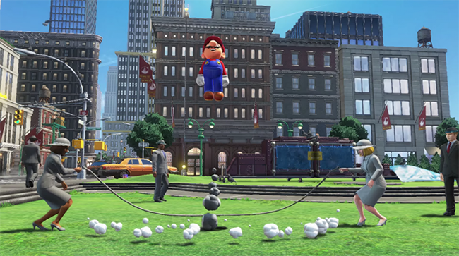 Super Mario Odyssey được dự kiến phát hành trong dịp nghỉ lễ năm nay.