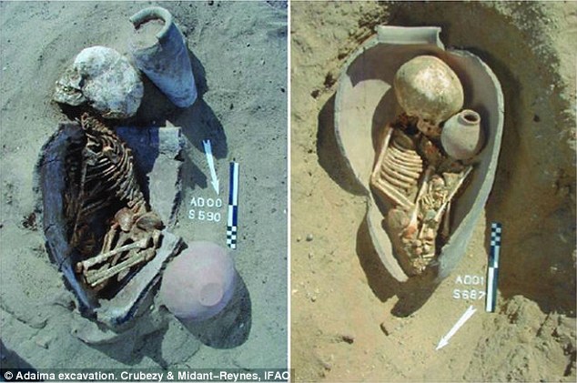 Ai Cập: Chôn người chết trong bình gốm để tái sinh - 1