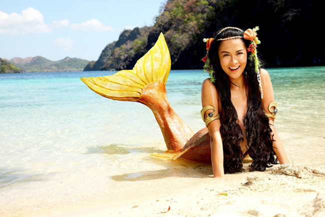 Mỹ nhân đẹp nhất nhì Philippines – Marian Rivera – thủ vai nàng tiên cá Dysebel xinh đẹp trong phim Chuyện tình nàng tiên cá.
