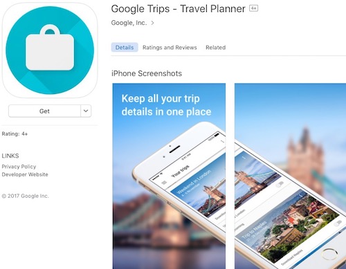 Google Trips: Ứng dụng giúp tìm quán ăn, khách sạn - 1