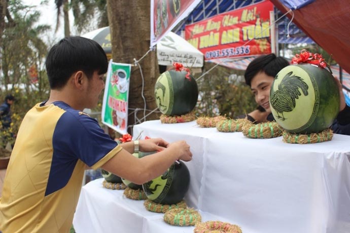 Bưởi phật thủ bạc triệu tại chợ hoa Xuân Quảng Trị - 4