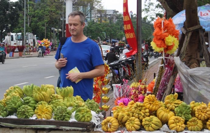 Bưởi phật thủ bạc triệu tại chợ hoa Xuân Quảng Trị - 6