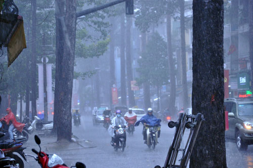 TP.HCM: Mưa như trút nước trong ngày giáp Tết - 6