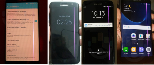 Samsung Galaxy S7 Edge gặp lỗi màn hình - 1