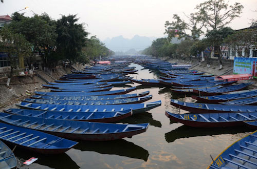 Bến Yến Chùa Hương ngày giáp Tết - 12