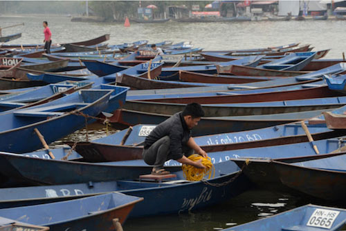 Bến Yến Chùa Hương ngày giáp Tết - 7