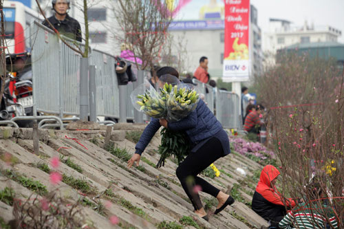 30 Tết, chen chân ở chợ hoa lớn nhất Hà Nội - 14