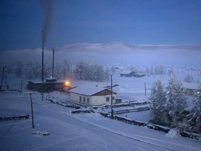 Nhà máy nhiệt than giúp giữ ấm cho cả ngôi làng Oymyakon.