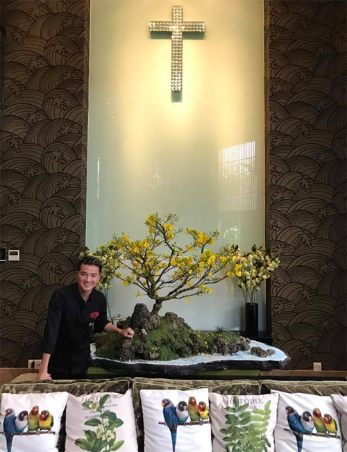 "Thăm" biệt thự xa hoa của vợ chồng Thuỷ Tiên - Công Vinh ngày Tết - 6