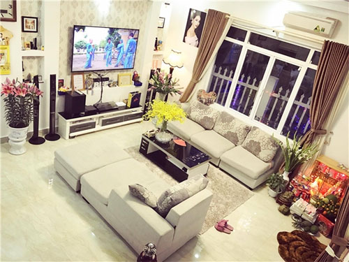 "Thăm" biệt thự xa hoa của vợ chồng Thuỷ Tiên - Công Vinh ngày Tết - 4