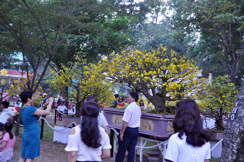 Hàng ngàn người xúng xính áo mới du xuân ở Sài Gòn - 15