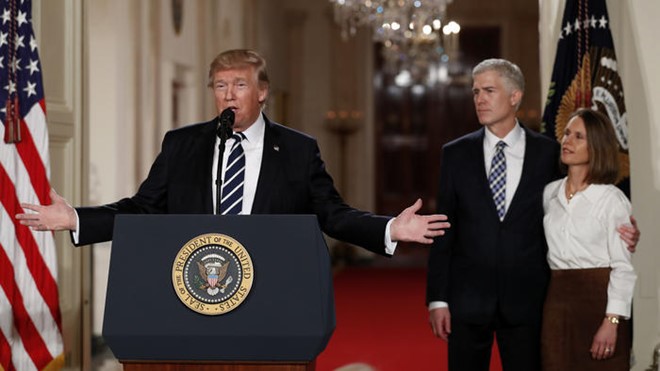 Trump chọn thẩm phán Tòa án Tối cao trẻ nhất trong 25 năm - 2