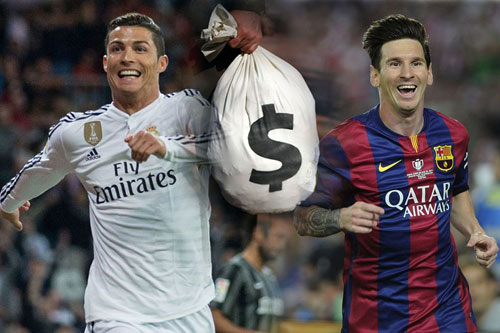 VĐV kiếm tiền siêu khủng: Ronaldo số 1, Messi số 2 - 1