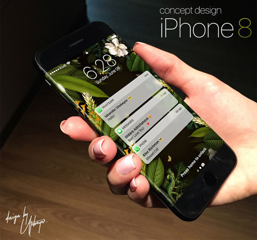 Ngắm iPhone 8 concept màn hình tràn cạnh siêu đẹp - 1