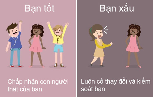 10 điểm khác nhau giữa bạn tốt và bạn xấu - 3