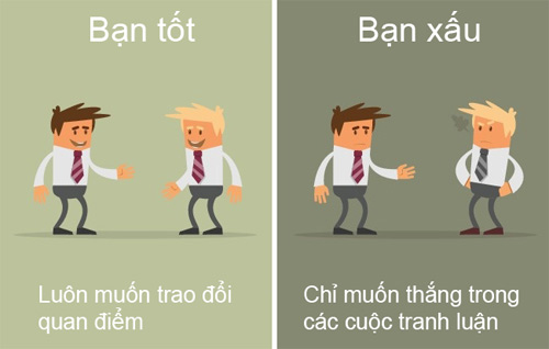 10 điểm khác nhau giữa bạn tốt và bạn xấu - 6