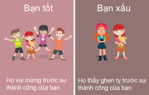 10 điểm khác nhau giữa bạn tốt và bạn xấu - 10