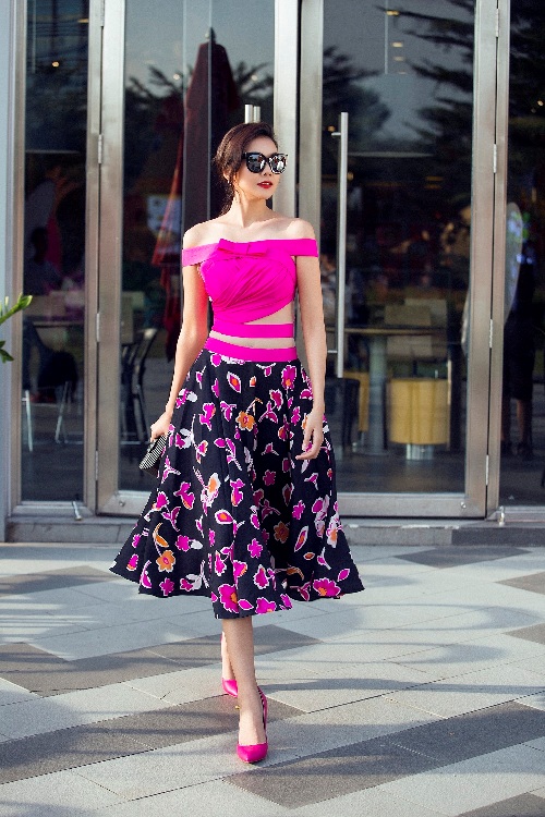 Chân dài 1m12 thả dáng nuột với sắc màu ngọt lịm - 7