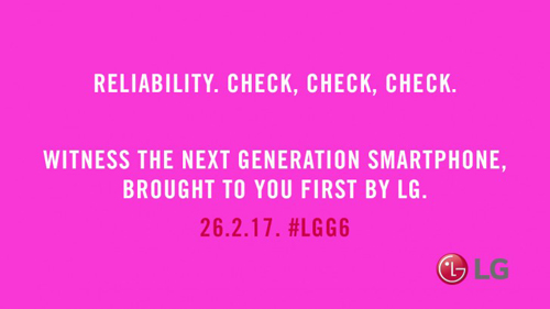 LG tung ảnh G6, ra mắt ngày 26/2 - 1