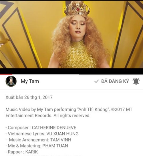 Mỹ Tâm &#34;thẳng tay&#34; gỡ bỏ clip hot vì lùm xùm tác quyền - 3