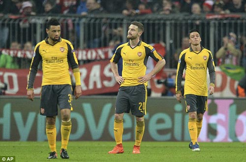 Arsenal thua thảm Bayern, Wenger không mong tha thứ - 1