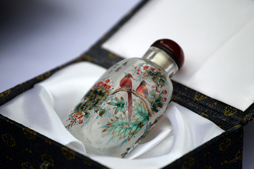 Tròn mắt xem vẽ tranh ngược trong lọ thủy tinh ở HN - 8