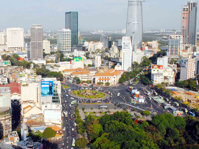 Phá vòng xoay trước chợ Bến Thành để xây ga ngầm metro - 1