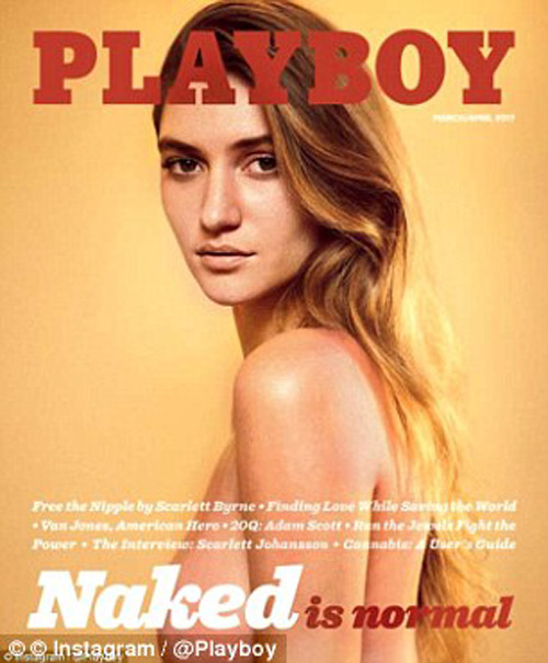 Mỹ nữ &#34;Harry Potter&#34; táo bạo trên tạp chí người lớn Playboy - 1