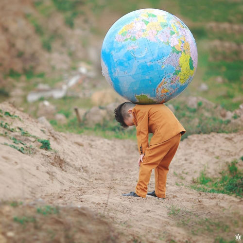 Bộ ảnh cậu bé và môi trường khiến nhiều người suy ngẫm - 3