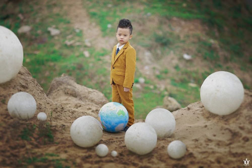 Bộ ảnh cậu bé và môi trường khiến nhiều người suy ngẫm - 5