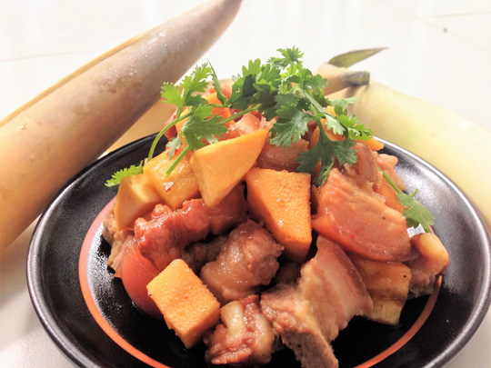 Thịt kho măng chồng làm mang cả hương vị hạnh phúc - 5