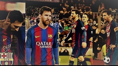 Barca &#34;đổ đèo&#34;, Messi tức giận: Hỏng ngay từ nóc - 1