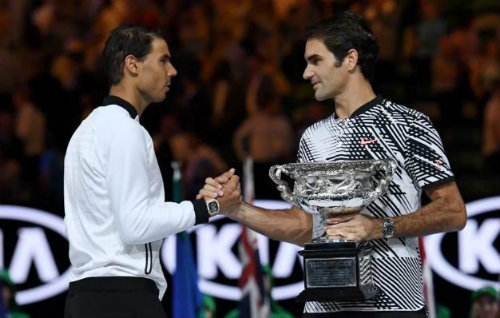 Federer bất ngờ muốn “song kiếm hợp bích” với Nadal - 1