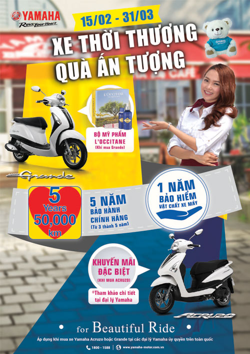 Bí kíp ghi điểm với &#34;nửa kia” bằng quà tặng khủng khi mua xe yamaha - 3