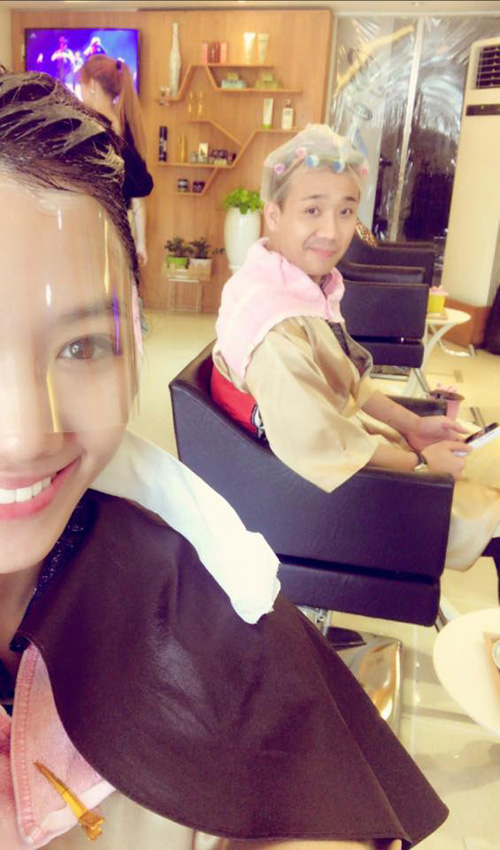 Không nhận ra Trấn Thành sau khi được vợ đưa đi làm tóc - 1