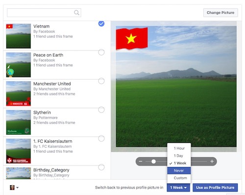 Gắn cờ Việt Nam cho ảnh đại diện trên Facebook - 1