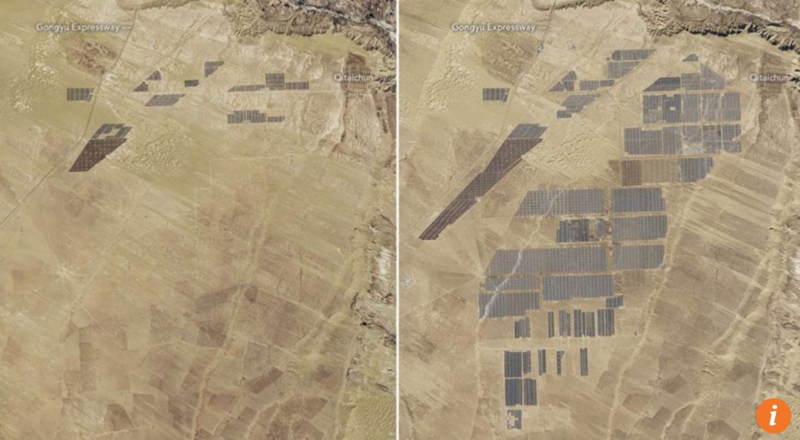Trung Quốc xây trang trại điện mặt trời lớn nhất thế giới - 1
